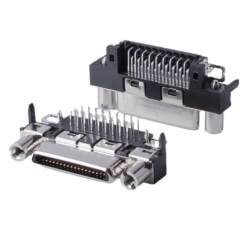 080mm pitch right angle VHDCI 36 pin female connector 080mm pitch right angle VHDCI 36 pin female connector