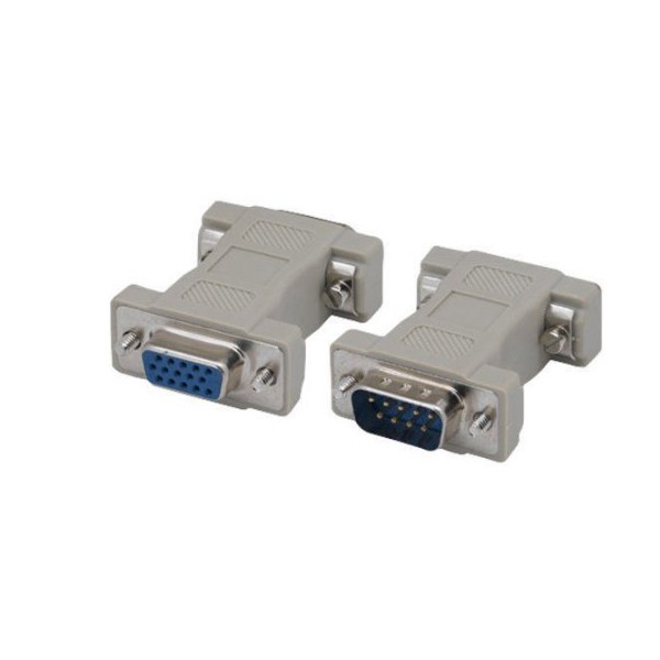 DB9 Male to HD15 VGA Female Adapter for NEC MultiSync Video