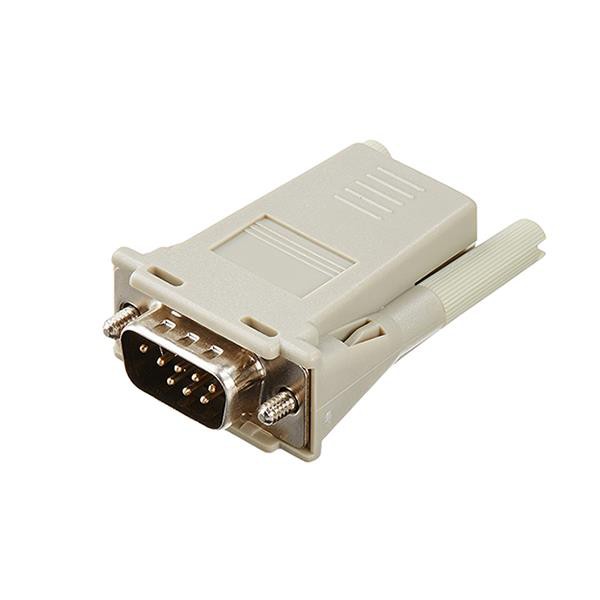 RJ45 Female To DB9 Female Straight Through Adapter