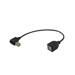 USB 2.0 B Female To Up Angle B Male Cable