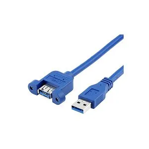 USB 3.0 A ذكر إلى أنثى تمديد لوحة جبل كابل