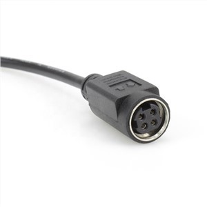 DIN 4 Pin To Dual DC 2.5x5.5 Splitter كابل الطاقة