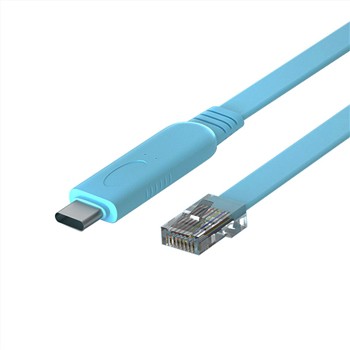 كابل وحدة التحكم من USB C إلى RJ45 مع رقاقة FTDI لمفاتيح توجيه Cisco NETGEAR
